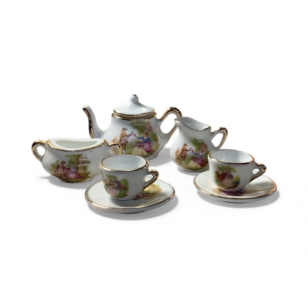 Limoges Miniature Tea Set